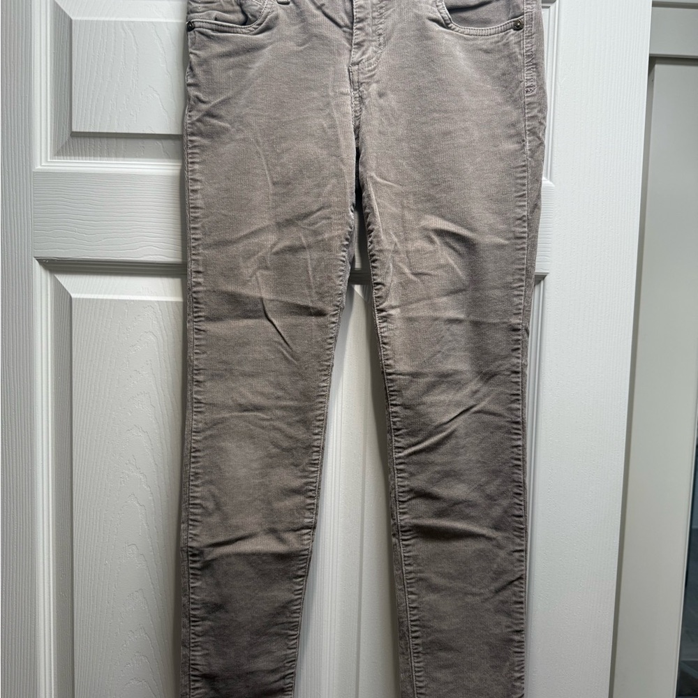 Kut from the Kloth Diana Corduroy Skinny Jeans Tan